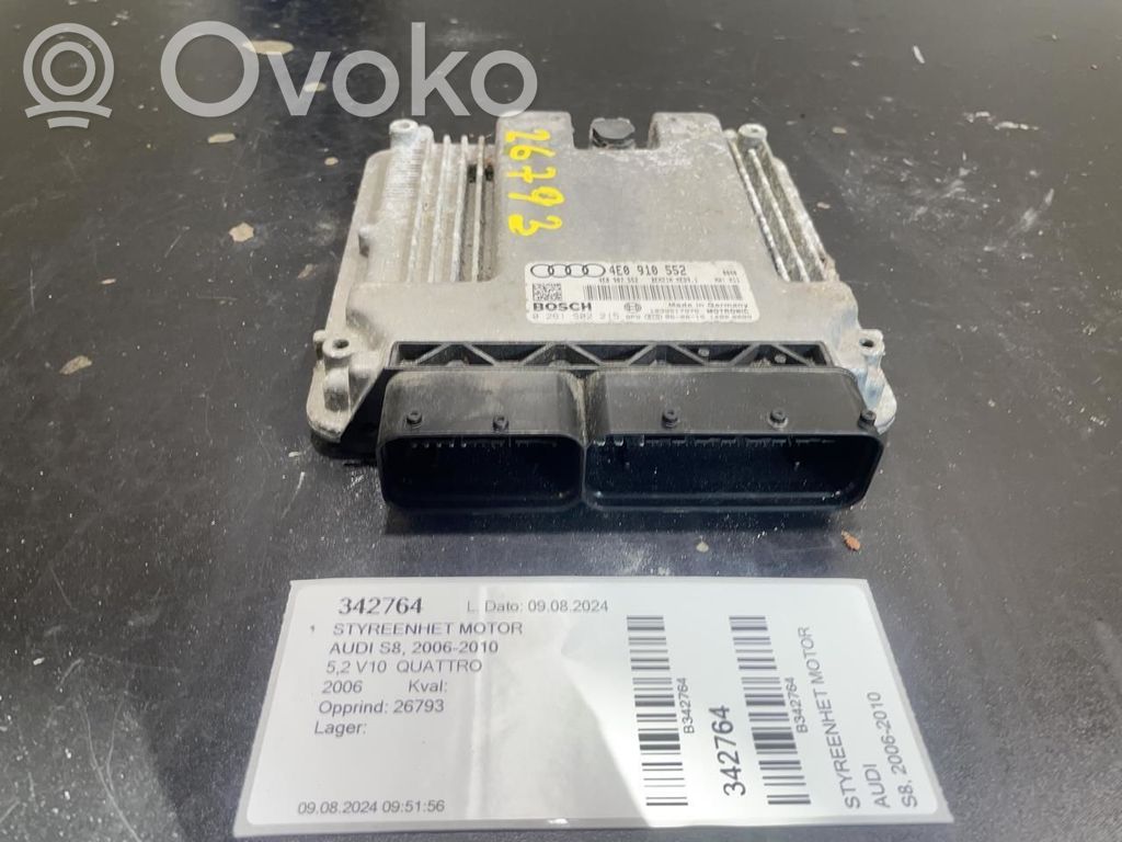 Audi A8 S8 D3 4E Engine control unit/module ECU 
