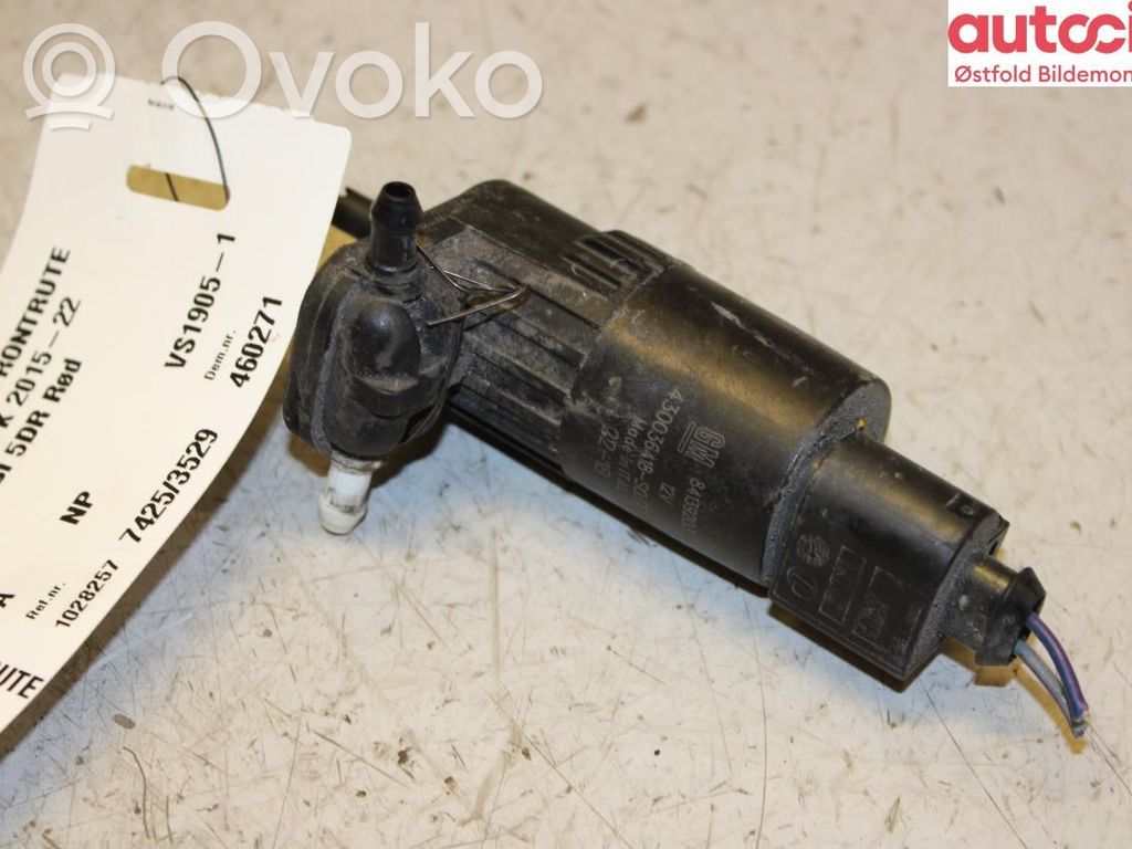 Opel Astra K Pompa spryskiwacza szyby przedniej / czołowej 