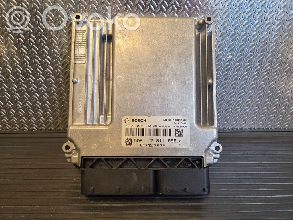 BMW 5 E60 E61 Unidad de control/módulo ECU del motor 