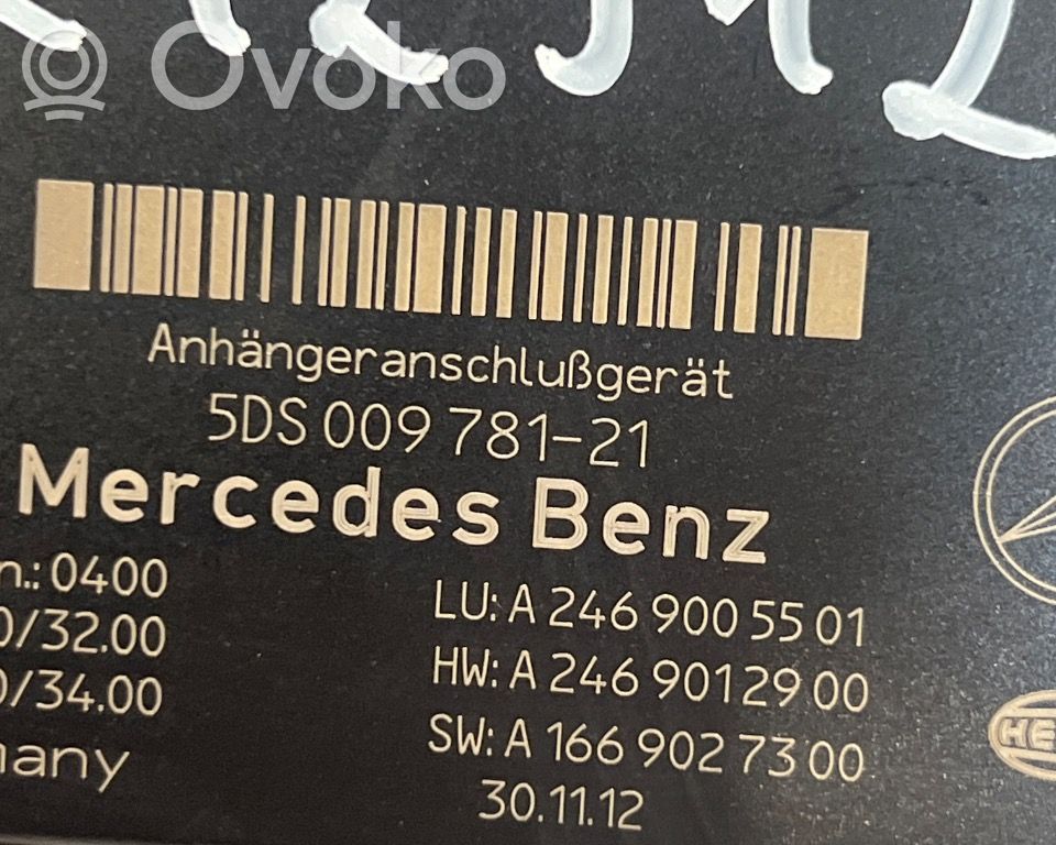 Mercedes-Benz B W246 W242 Unitate/modul de comandă remorcă cu bară de tractare 