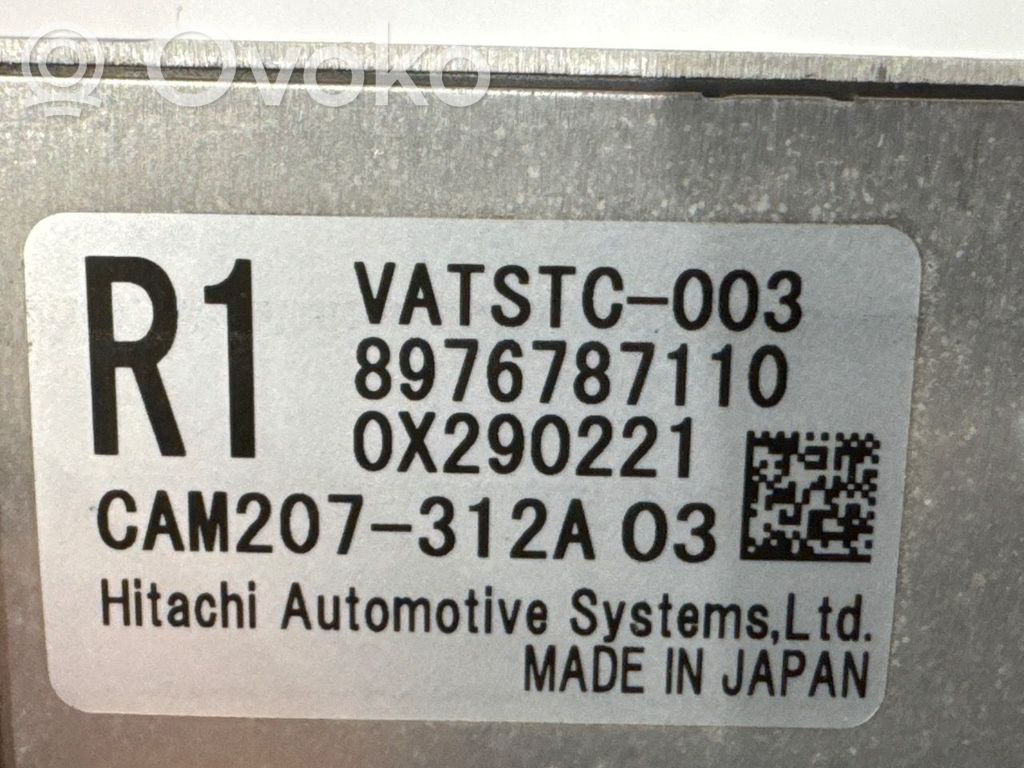 Isuzu D-Max Windshield/windscreen camera 