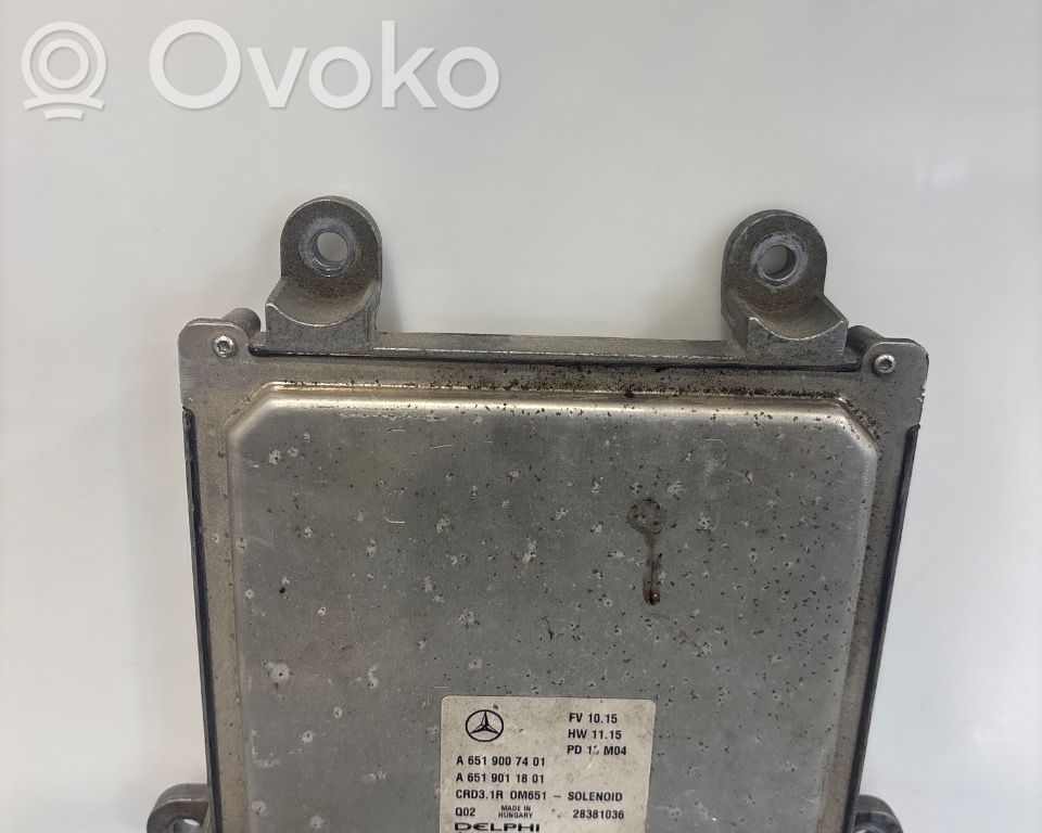 Mercedes-Benz C W204 Centralina/modulo motore ECU