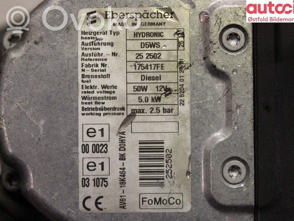 Ford Kuga II Încălzitor combustibil 