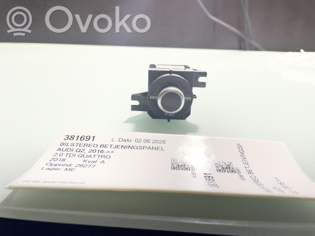 Audi Q2 - Unidad central de control multimedia 