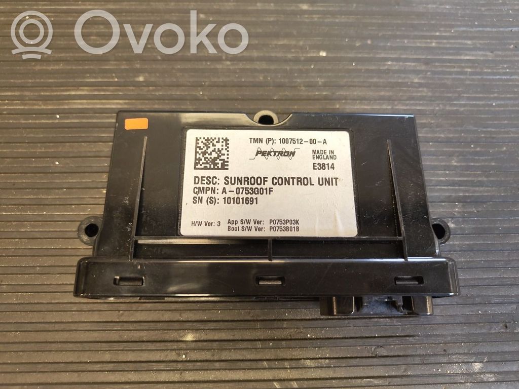 Tesla Model S Unitate/modul comandă trapă 
