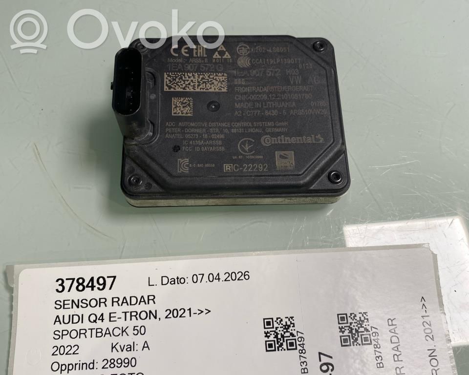 Sensor de radar Distronic   1EA907572H,1EA907572G,1EA907572G,1EA907572H