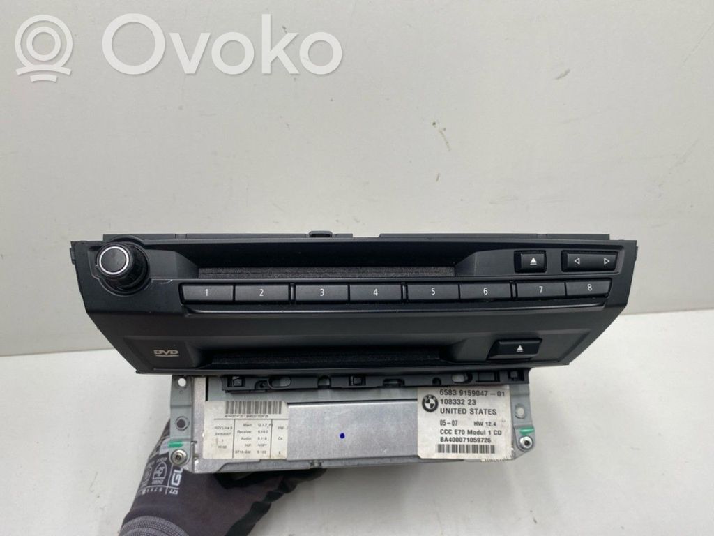 BMW X5 E70 Unidad delantera de radio/CD/DVD/GPS 