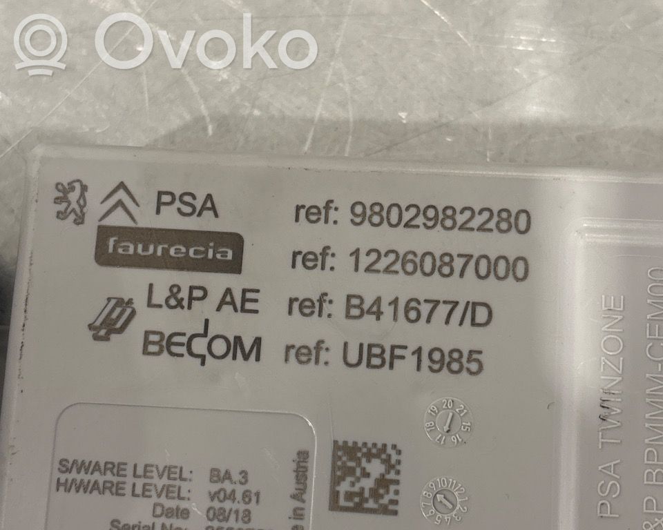 Peugeot 308 Sonstige Steuergeräte / Module 