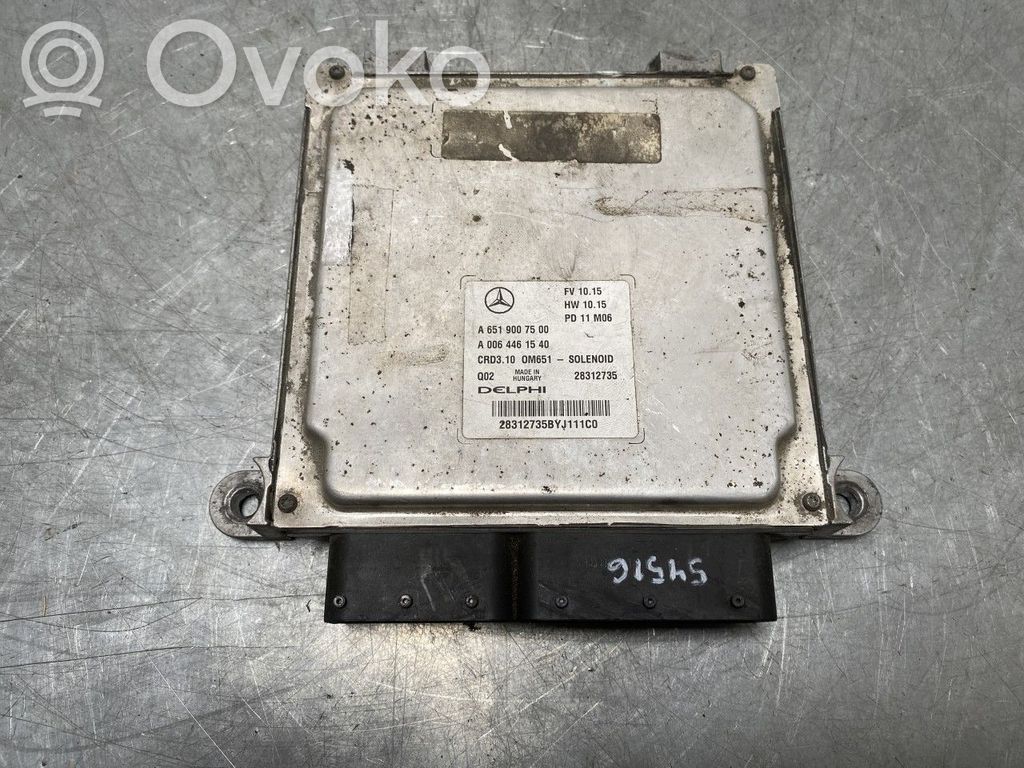 Mercedes-Benz E W212 Centralina/modulo motore ECU 