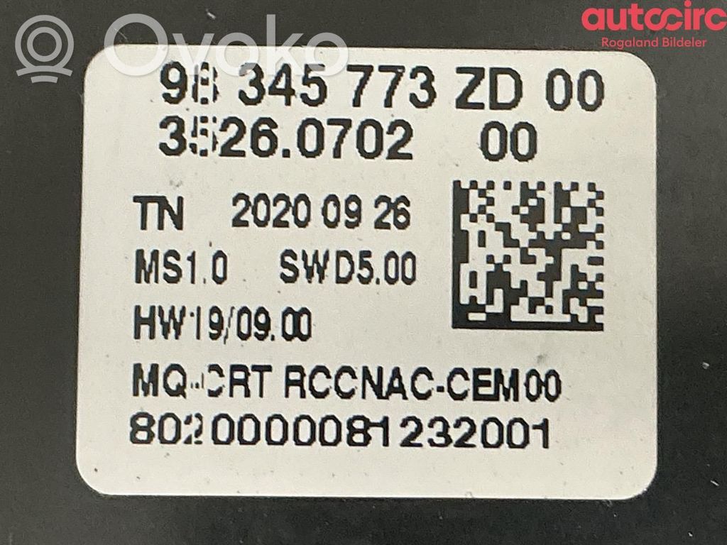 Toyota ProAce City Console centrale, commande de multimédia l'unité principale
