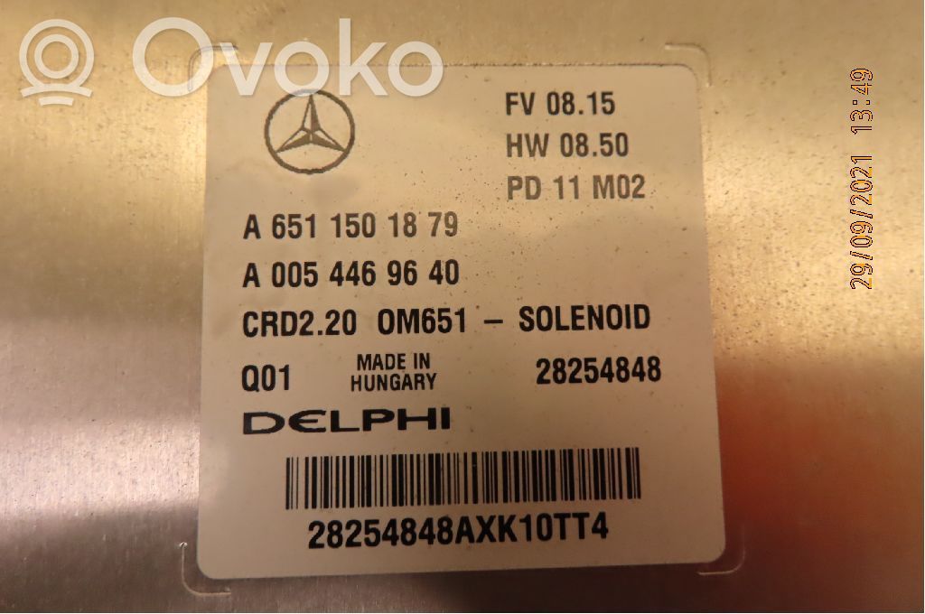 Mercedes-Benz Vito Viano W639 Unitate control motor/modul ECU 