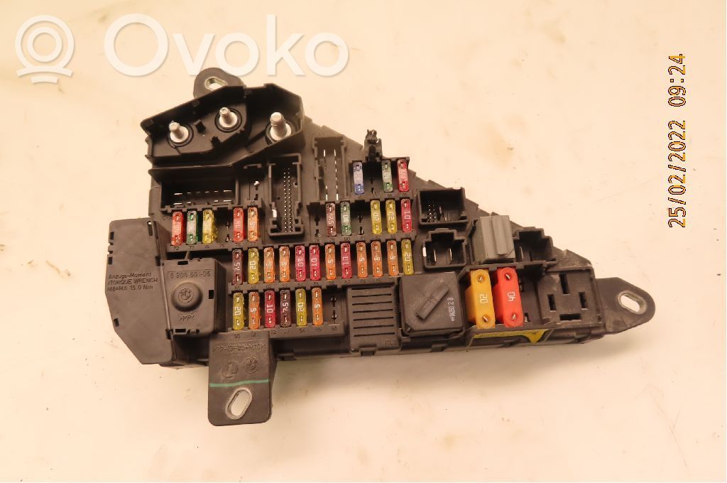 BMW 5 E60 E61 Set scatola dei fusibili 