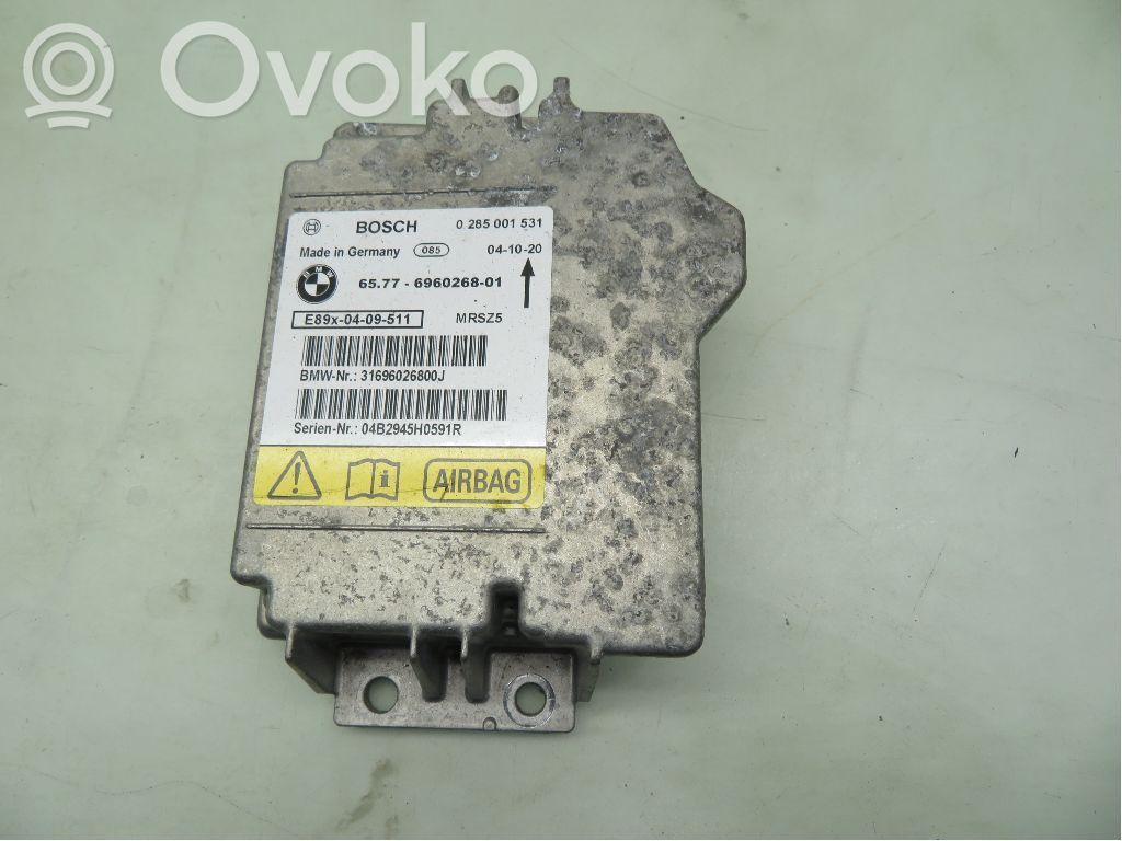 Airbag control unit/module   65779184432,6577696026801,6577696026801,0285001531,6577696026801,65779184432