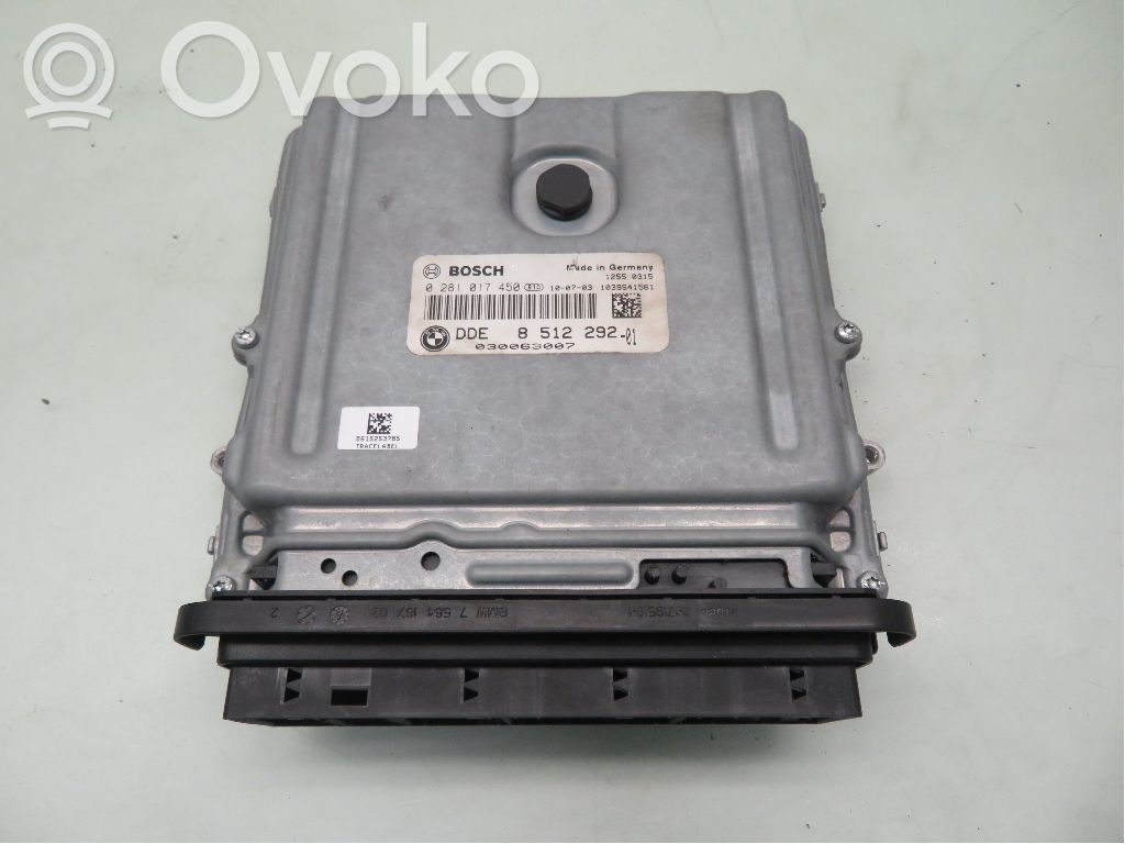 BMW 3 E90 E91 Unité de commande, module ECU de moteur 