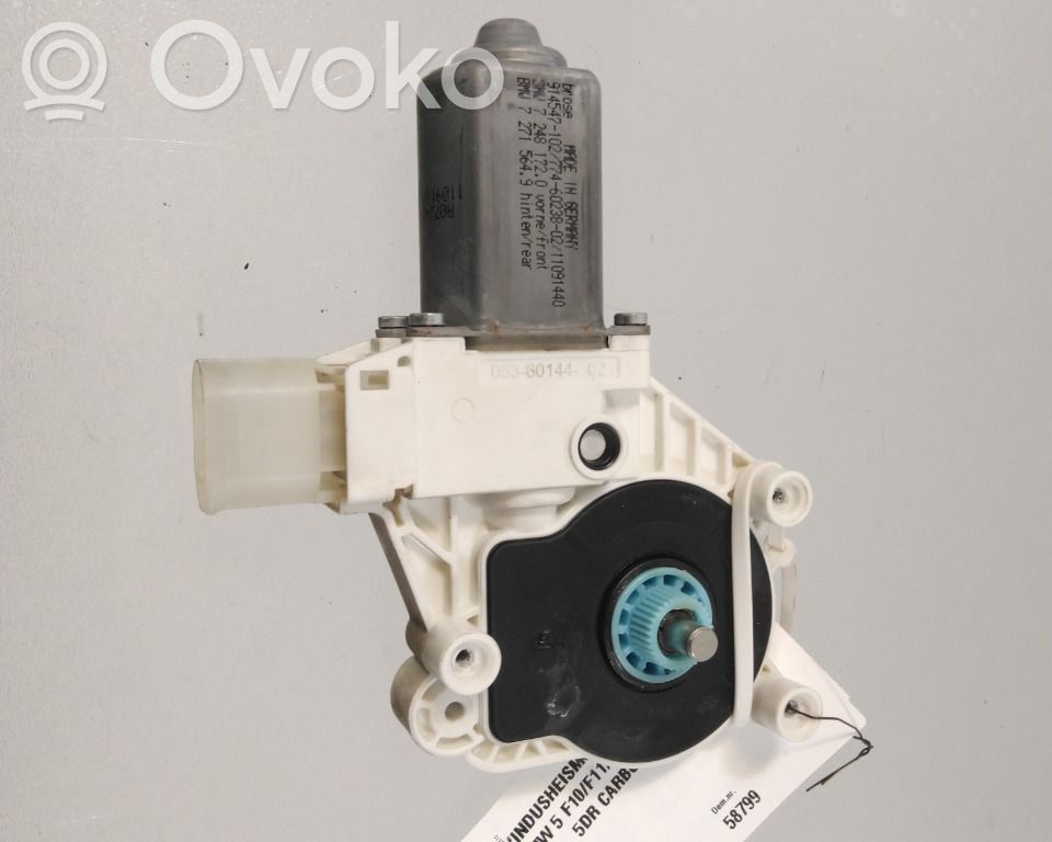 BMW 5 F10 F11 Regulador de ventanilla eléctrico de puerta delantera 