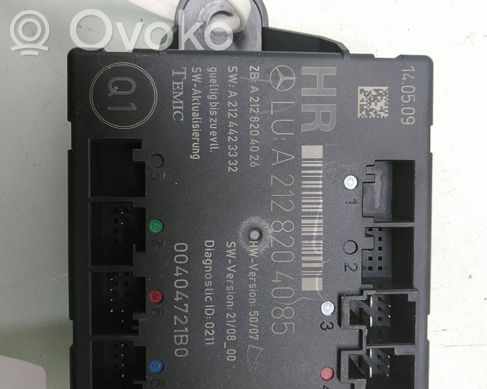 Unité de commande module de porte   A2128204185,A2124423332,A2124423332,A2124423332,A2128204185