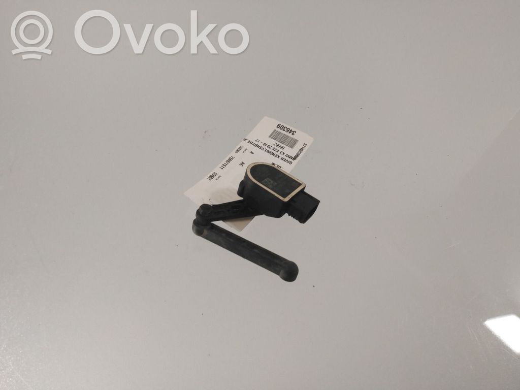 BMW X3 F25 Sensore di livello di altezza della sospensione pneumatica anteriore (usato) 