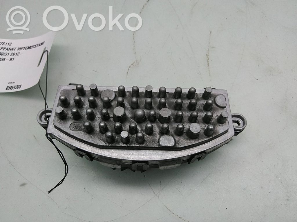 BMW 3 F30 F35 F31 Motorino ventola riscaldamento/resistenza ventola