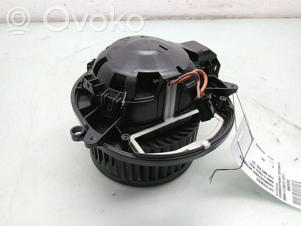 BMW 3 F30 F35 F31 Ventola riscaldamento/ventilatore abitacolo