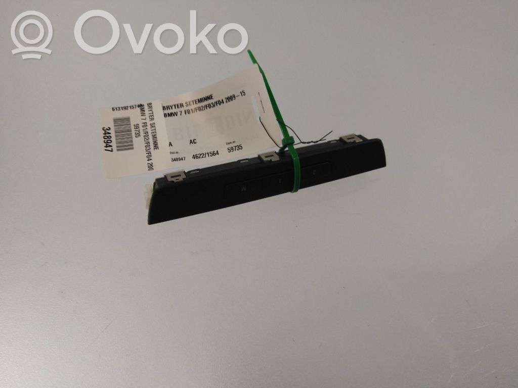 BMW 7 F01 F02 F03 F04 Rivestimento pulsantiera finestrino della portiera anteriore 