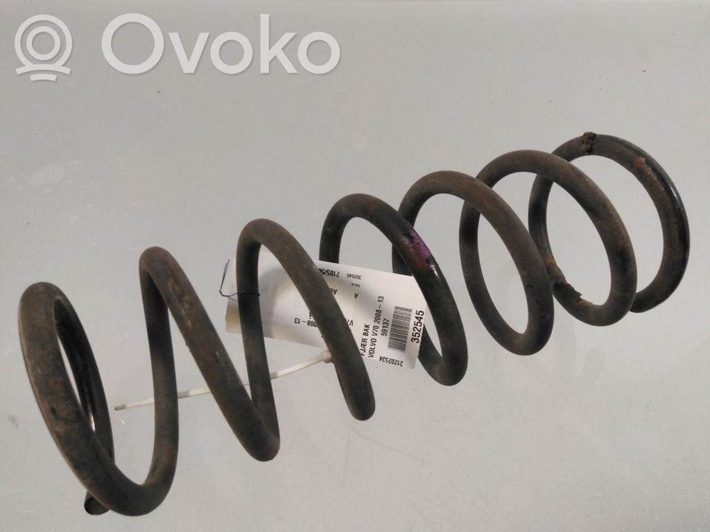 Volvo V70 Molla elicoidale posteriore con cuscinetti in gomma