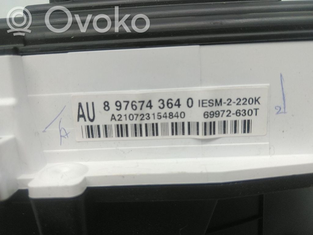 Isuzu D-Max Tachimetro (quadro strumenti) 