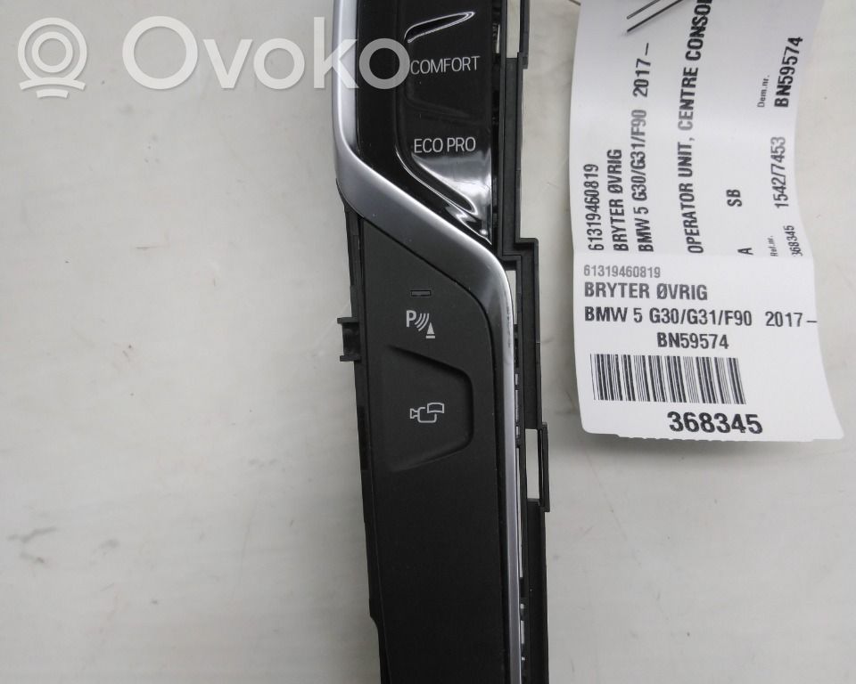 BMW 5 G30 G31 G38 Inne przełączniki i przyciski