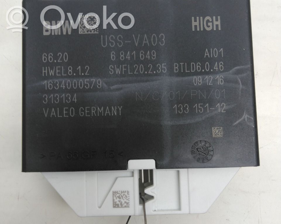BMW 5 G30 G31 G38 Unitate/modul de comandă parcare PDC 