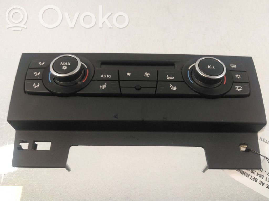BMW X1 E84 Mascherina climatizzatore/regolatore riscaldamento
