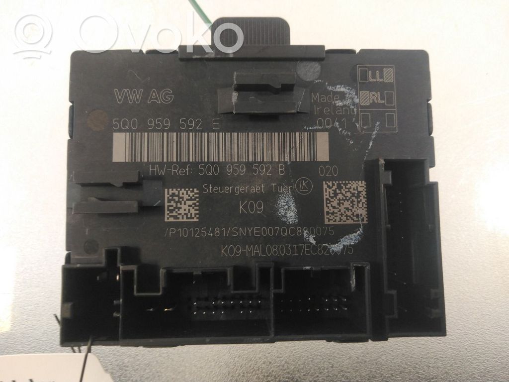 Audi A3 S3 8V Centralina/modulo portiere 