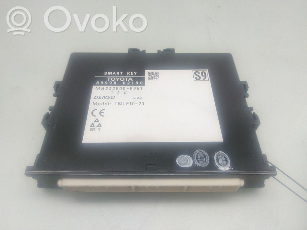 Toyota Auris E180 Centralina/modulo keyless go