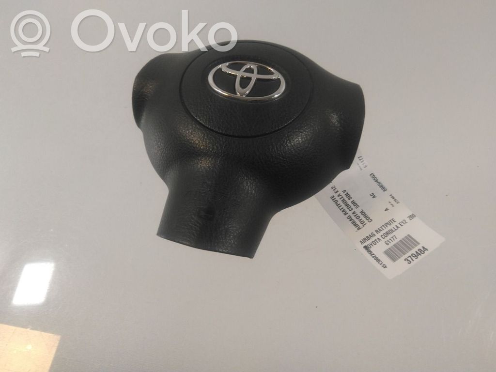 Toyota Corolla E120 E130 Airbag dello sterzo 