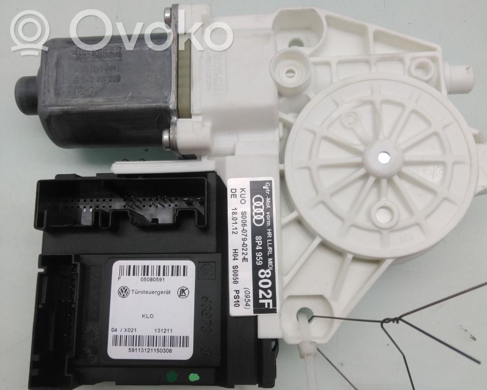 Audi A3 S3 8P Regulador de ventanilla eléctrico de puerta delantera