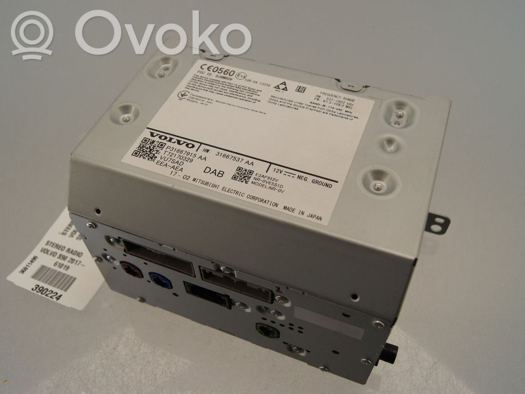 Volvo S90, V90 Unitate principală radio/CD/DVD/GPS 