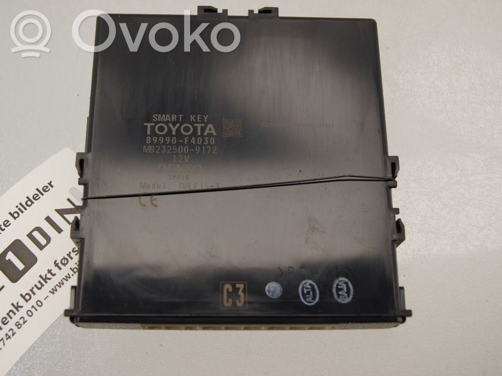 Toyota C-HR I Centralina/modulo keyless go 
