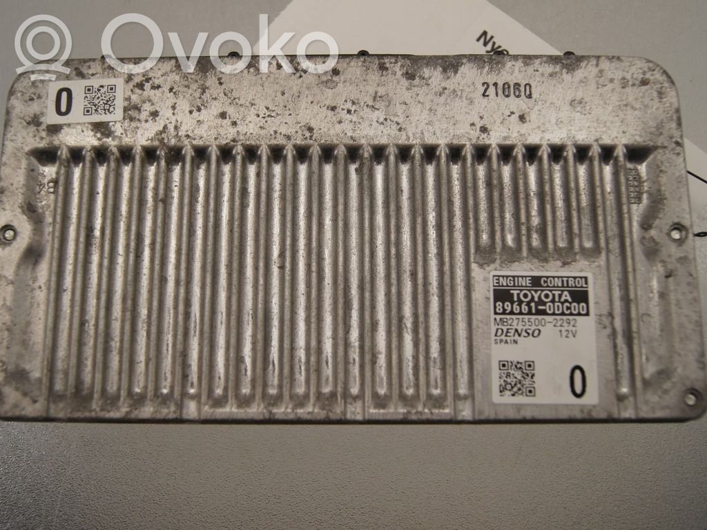 Toyota Yaris Centralina/modulo motore ECU 