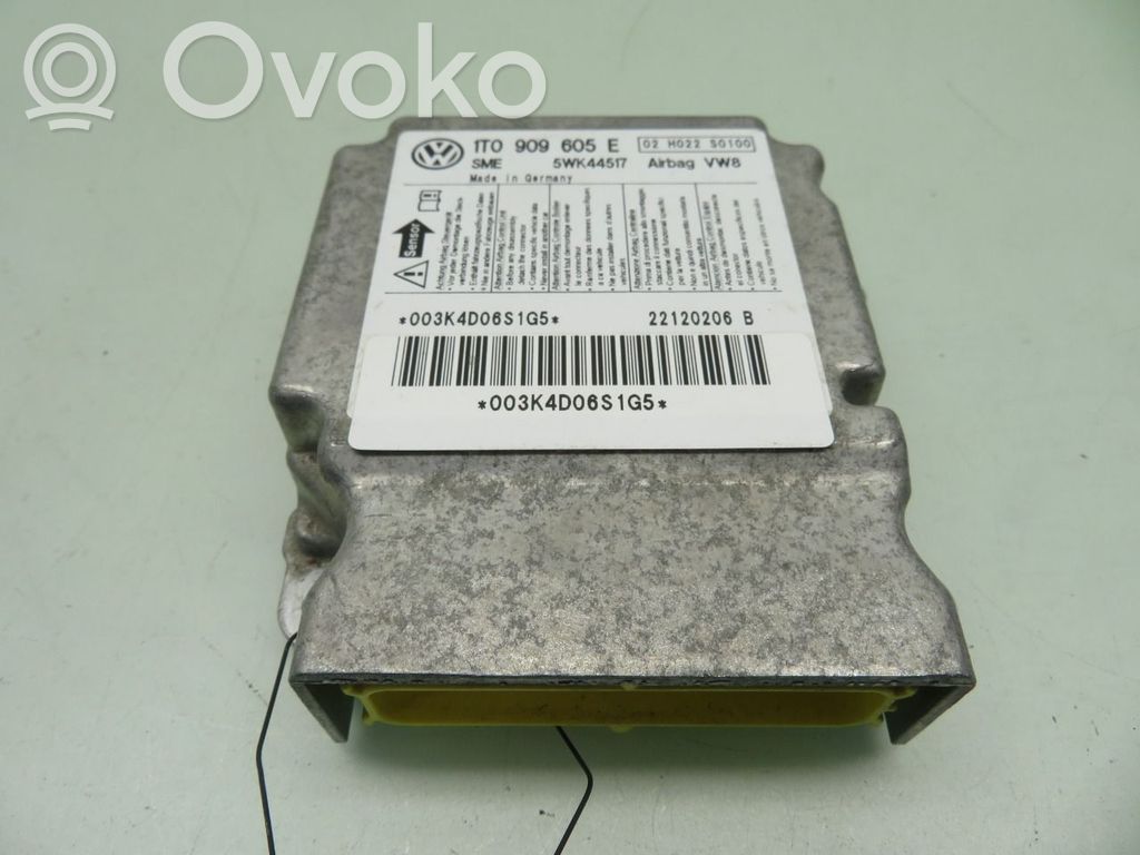 Volkswagen Touran II Centralina/modulo airbag 
