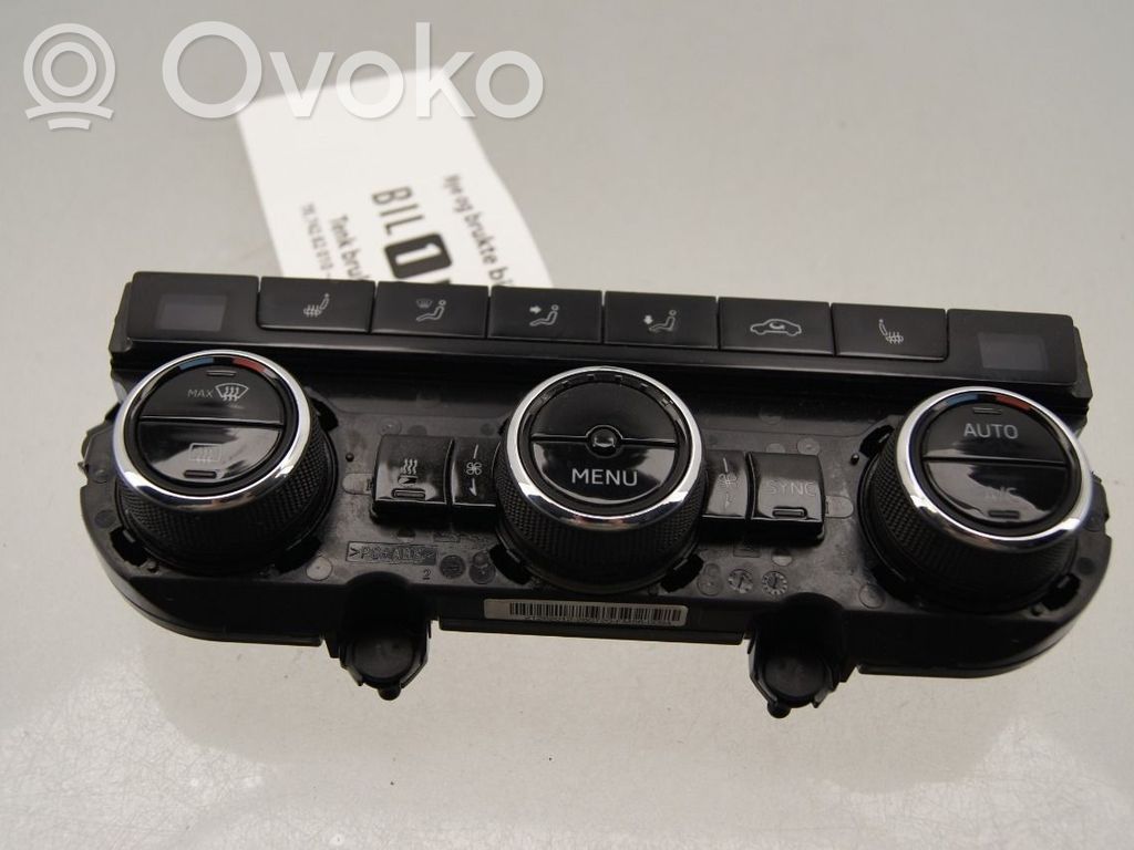 Skoda Superb B8 (3V) Console centrale, commande chauffage/clim 