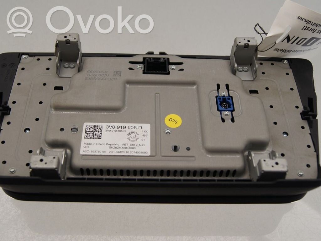 Skoda Superb B8 (3V) Sonstiges Einzelteil Kombiinstrument Cockpit
