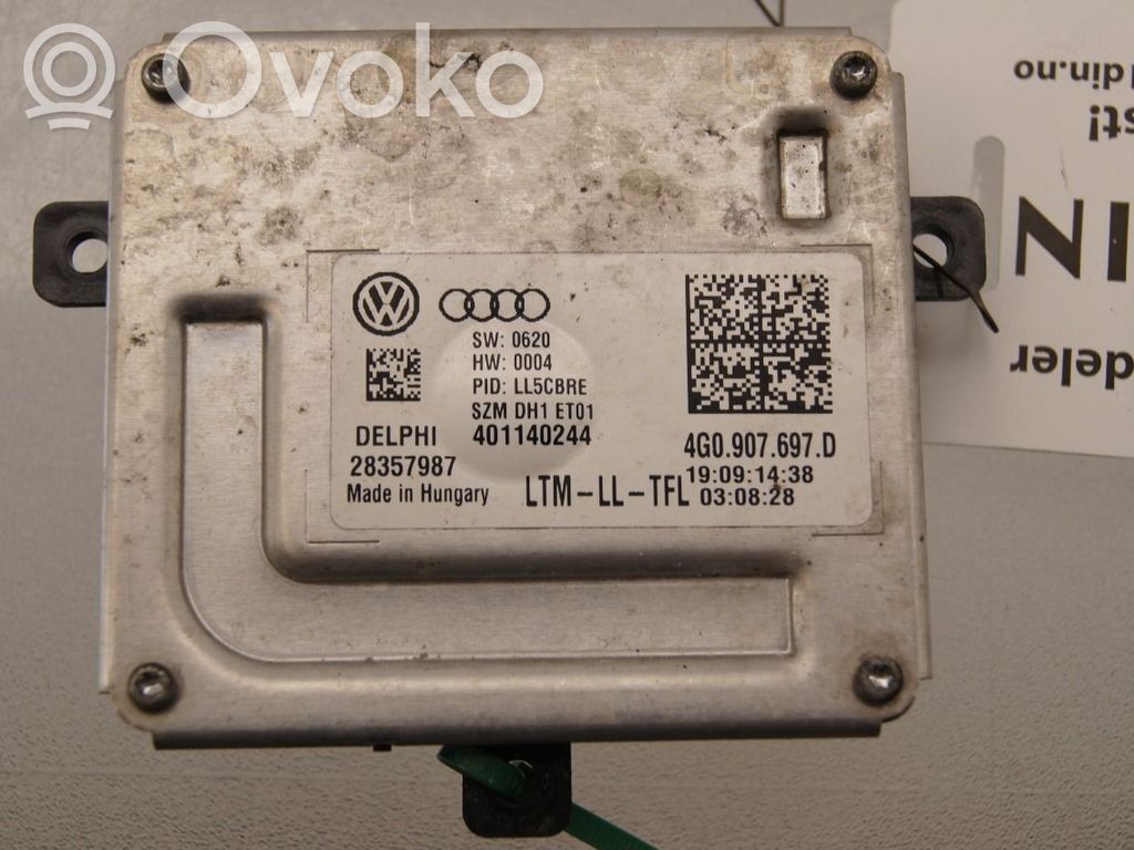 Unité de commande / module Xénon   4G0907697D,4G0907697D