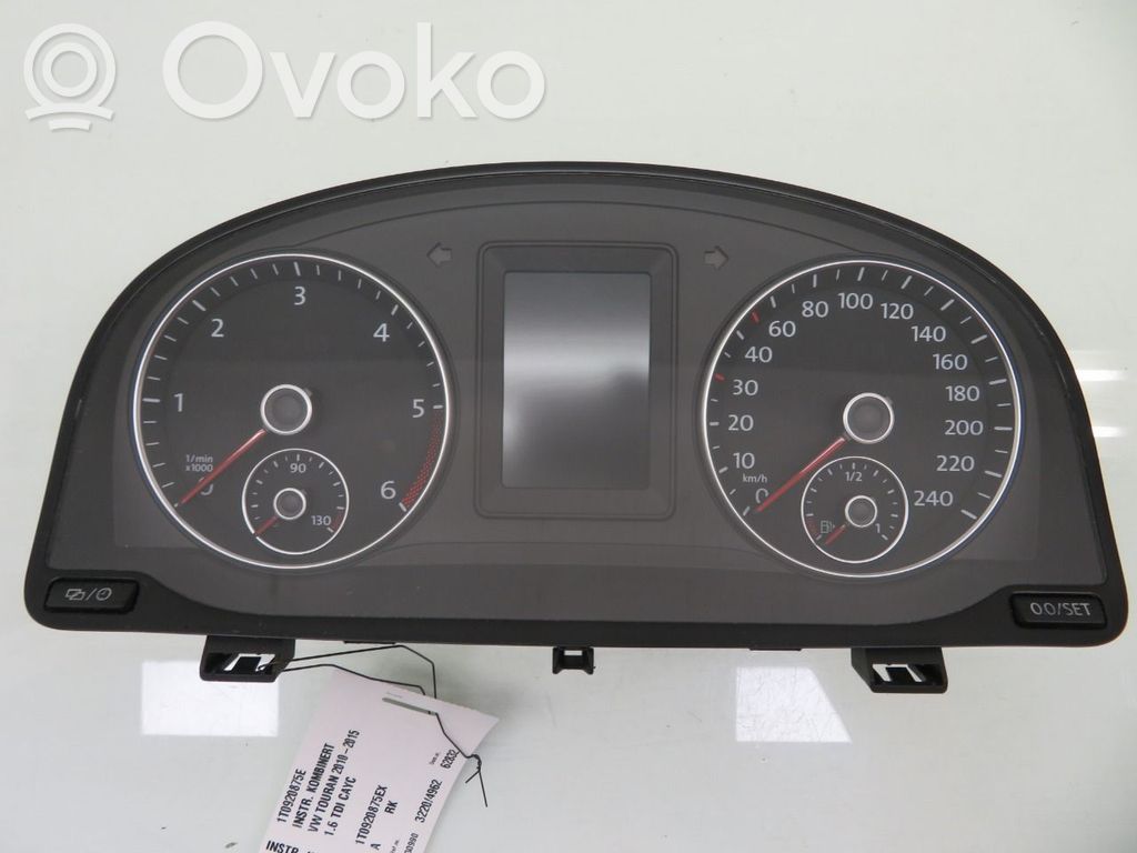 Volkswagen Touran II Vitezometru (grup de instrumente)