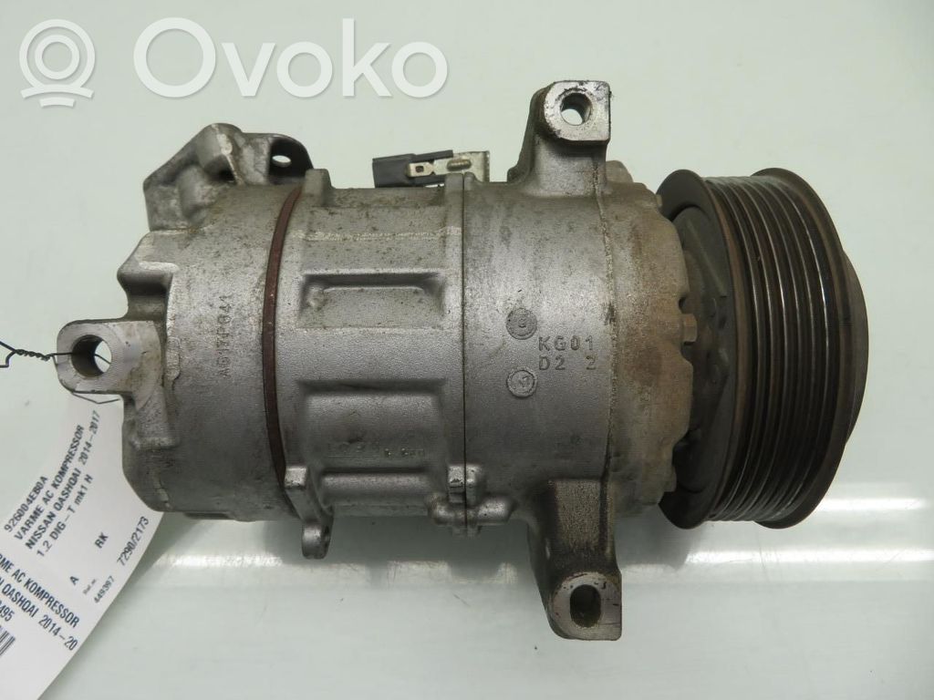 Nissan Qashqai Compressore aria condizionata (A/C) (pompa) 