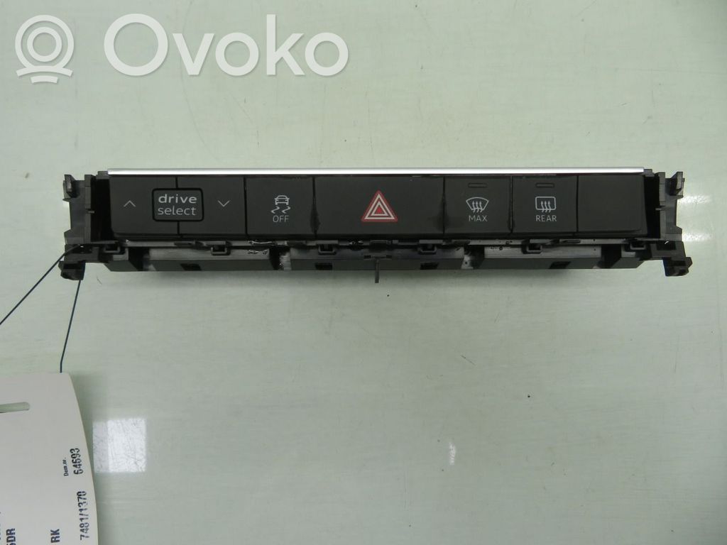 Botón interruptor de luz de peligro   4N0925301,4N0925301