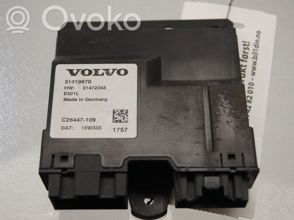Volvo XC90 Unité de commande / module de hayon 