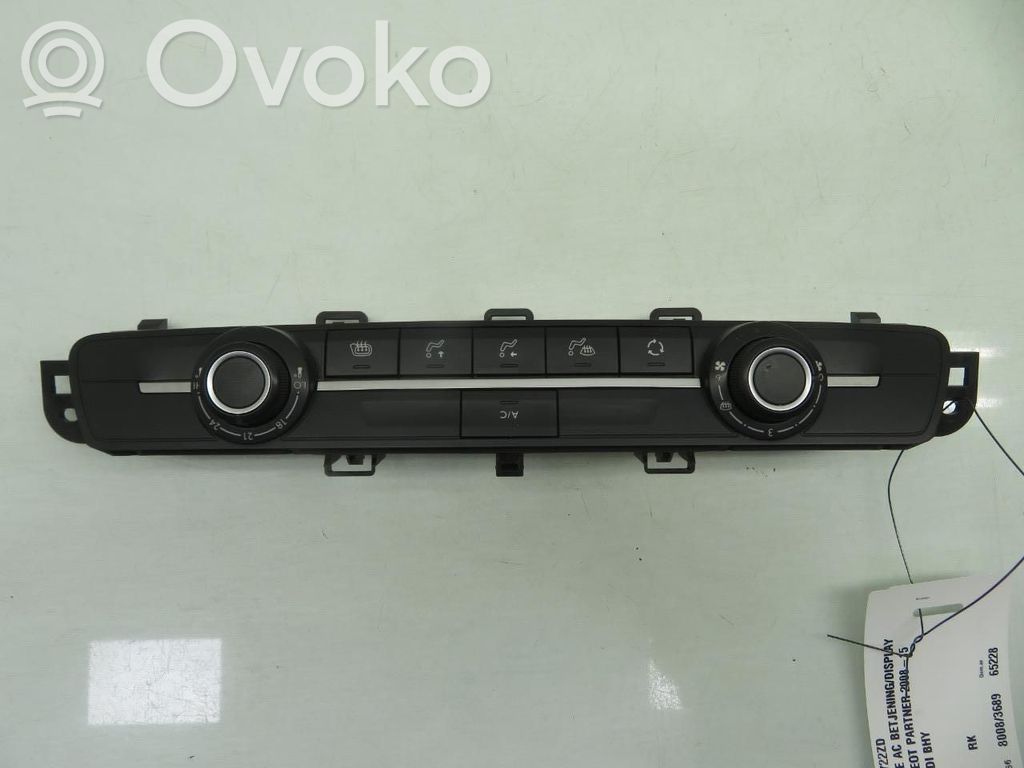 Peugeot Partner Console centrale, commande chauffage/clim 