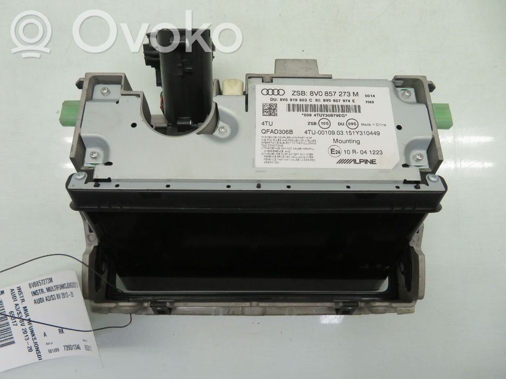 Audi A3 S3 8V Controllo multimediale autoradio 