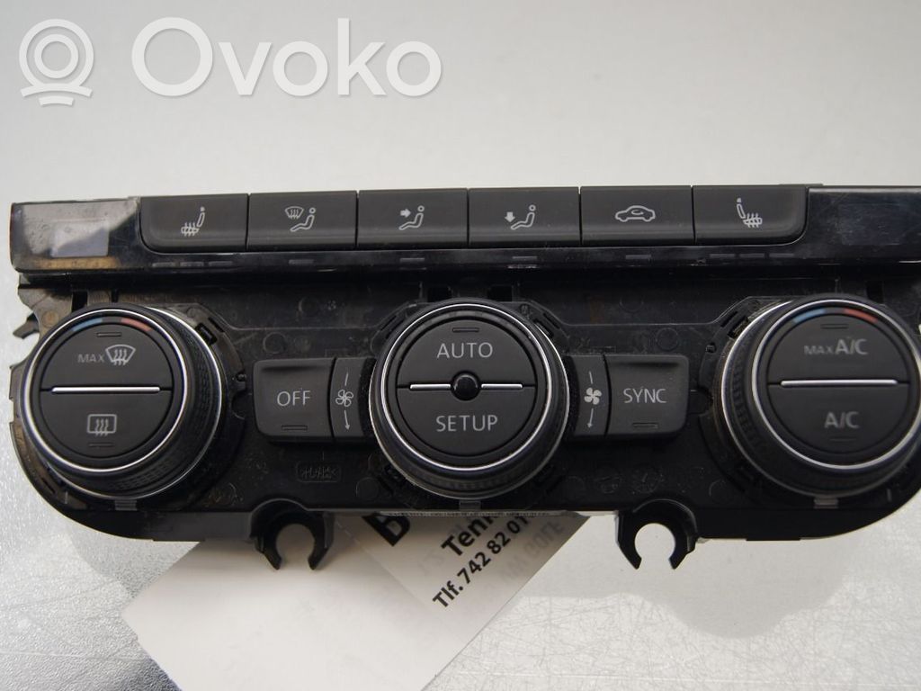 Volkswagen Golf VII Console centrale, commande chauffage/clim 