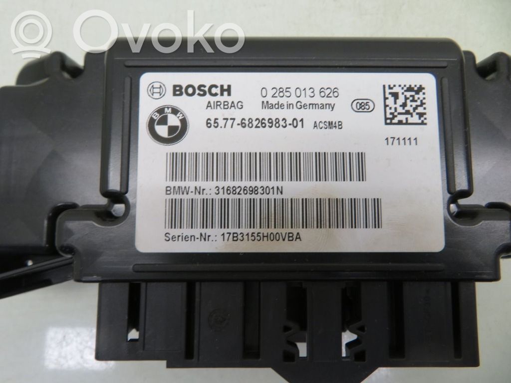 BMW 3 F30 F35 F31 Turvatyynyn ohjainlaite/moduuli 