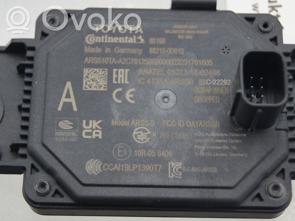 Toyota Yaris Cross Sensore radar Distronic