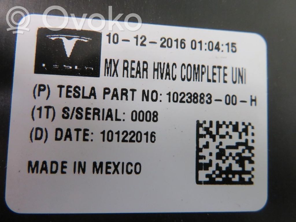 Tesla Model X Elektriskais salona sildītājs 